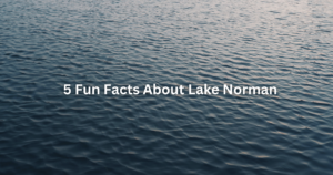 Facts about Lake Norman